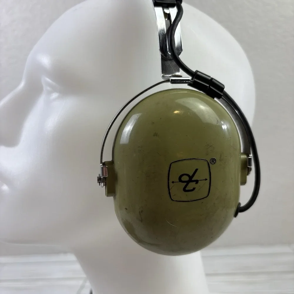 David Clark Aviation Headset W/ Boom Mic M-1A As-is Untested